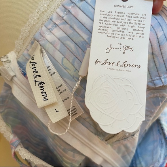 FOR LOVE & LEMONS Midsummer Floral Slip Dress - Picture 4 of 9